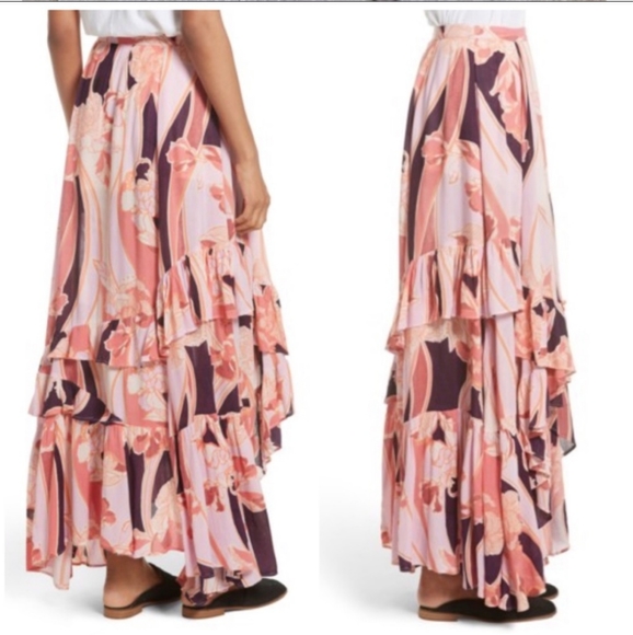 Free People bring summer back maxi skirt 12.. - Picture 4 of 5
